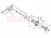 Rear transmission / Components - Motoguzzi V85 TT E5+ (EU) 2024