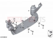 BMW Motorrad BMW 2018 C-Models C 400 X (0C09, 0C19) Footboard support | Footboard support
