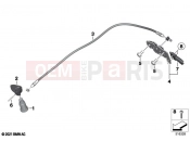 BMW Motorrad BMW 2018 C-Models C 400 X (0C09, 0C19) Seat bench locking system | Seat bench locking system