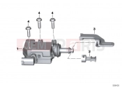BMW Motorrad BMW 2018 C-Models C 400 X (0C09, 0C19) Central locking actuator 2 | Central locking actuator 2