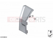 BMW Motorrad BMW 2018 C-Models C 400 X (0C09, 0C19) Cover, trim panel holder | Cover, trim panel holder