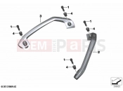 BMW Motorrad BMW 2018 C-Models C 400 X (0C09, 0C19) Handle rear | Handle rear