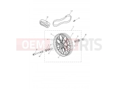front wheel - Triumph Scrambler 900 2024