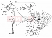 DUCATI 1997 Supersport 750 SS REAR BRAKE SYSTEM DM 001365 » BRAKING SYSTEM