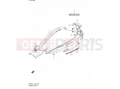 SUZUKI AN400A L1 (2011) Burgman 400 (E19, E24) 85 - FRAME COVER (AN400L1 E19)