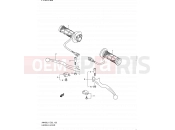 SUZUKI AN400A L1 (2011) Burgman 400 (E19, E24) 135 - HANDLE LEVER (AN400ZAL1 E19)