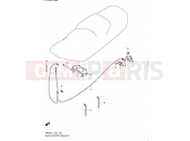 SUZUKI AN400A L1 (2011) Burgman 400 (E19, E24) 156 - SEAT SUPPORT BRACKET