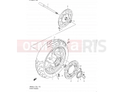 SUZUKI AN400A L1 (2011) Burgman 400 (E19, E24) 176 - FRONT WHEEL (AN400ZAL1 E19)