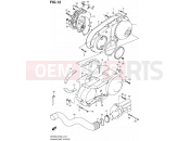 SUZUKI AN400A L2 (2012) Burgman 400 (E19, E24) 12 - CRANKCASE COVER