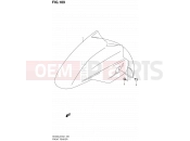 SUZUKI AN400A L2 (2012) Burgman 400 (E19, E24) 109 - FRONT FENDER (AN400ZAL2 E02)