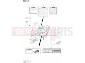 SUZUKI AN400A L2 (2012) Burgman 400 (E19, E24) 132 - LABEL (AN400AL2 E19)