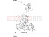 SUZUKI AN400A L2 (2012) Burgman 400 (E19, E24) 162 - FRONT WHEEL (AN400AL2 E19)