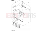 SUZUKI AN400A L2 (2012) Burgman 400 (E19, E24) 198 - REAR CALIPER (AN400AL2 E19)