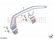 BMW Motorrad BMW 2019 C models C 400 GT (0C06, 0C16) Handle rear | Handle rear