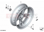 BMW Motorrad BMW 2019 C models C 400 GT (0C06, 0C16) Rear wheel | Rear wheel