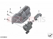 BMW Motorrad BMW 2019 C models C 400 GT (0C06, 0C16) Central locking actuator 2 | Central locking actuator 2