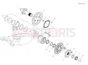 DUCATI 2021 Panigale V4 SP Rear Wheel Spindle