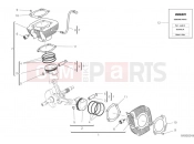 DUCATI 2020 Scrambler Cafe Racer Cylinders & Pistons