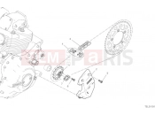 DUCATI 2020 Scrambler Cafe Racer Front Sprocket & Chain