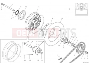 DUCATI 2020 Scrambler Cafe Racer Rear Wheel