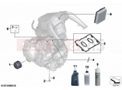 Service, engine oil / inspection - BMW Motorrad F 900 R A2 25 (0K91) 2024