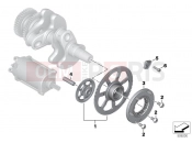 Starter motor release, reduction gear - BMW Motorrad F 900 R A2 25 (0K91) 2024