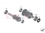 Transmission shafts - BMW Motorrad F 900 R A2 25 (0K91) 2024