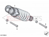 Spring strut, ESA, rear - BMW Motorrad F 900 R A2 25 (0K91) 2024
