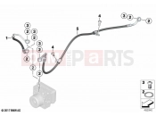 Brake pipe rear - BMW Motorrad F 900 R A2 25 (0K91) 2024