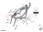 Front frame - BMW Motorrad F 900 R A2 25 (0K91) 2024