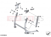 Centre stand  2 - BMW Motorrad F 900 R A2 25 (0K91) 2024
