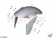 Front-wheel cover - BMW Motorrad F 900 R A2 25 (0K91) 2024