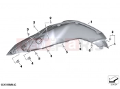 Fairing side panel, front - BMW Motorrad F 900 R A2 25 (0K91) 2024