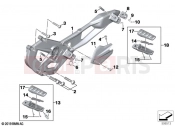 Footpeg system - BMW Motorrad F 900 R A2 25 (0K91) 2024