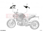 Stick-on label - BMW Motorrad F 900 R A2 25 (0K91) 2024
