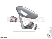 Mirror - BMW Motorrad F 900 R A2 25 (0K91) 2024