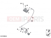 Seat bench locking system - BMW Motorrad F 900 R A2 25 (0K91) 2024