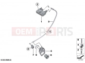 Seat bench locking system  2 - BMW Motorrad F 900 R A2 25 (0K91) 2024