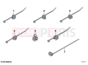 Cable tie with holder, edge clip - BMW Motorrad F 900 R A2 25 (0K91) 2024