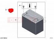 battery - BMW Motorrad F 900 R A2 25 (0K91) 2024