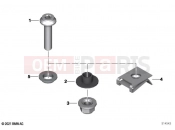 Mounting yaw sensor - BMW Motorrad F 900 R A2 25 (0K91) 2024