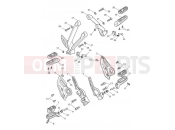 Triumph 2023 TIGER 900 GT Pro Footrests & Control Plates