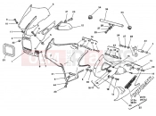 DUCATI 1996 Supersport 600 SS DM 003552&GT; FAIRING » PLASTICS