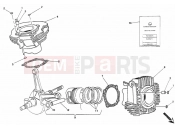 DUCATI 1996 Supersport 600 SS CYLINDER - PISTON » ENGINE CASE