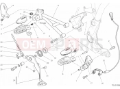 DUCATI Scrambler Desert Sled FOOTRESTS, RIGHT