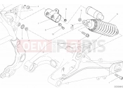 DUCATI Scrambler Desert Sled REAR SUSPENSION