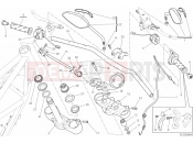 DUCATI Scrambler Desert Sled HANDLEBAR AND CONTROLS