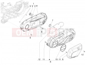 Crankcase cover - Crankcase cooling - Piaggio Beverly 400 HPE E5 (EU) 2021