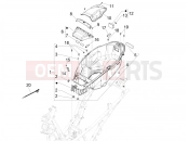 Helmet huosing - Undersaddle - Piaggio Beverly 400 HPE E5 (EU) 2021