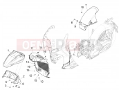 Wheel huosing - Mudguard - Piaggio Beverly 400 HPE E5 (EU) 2021